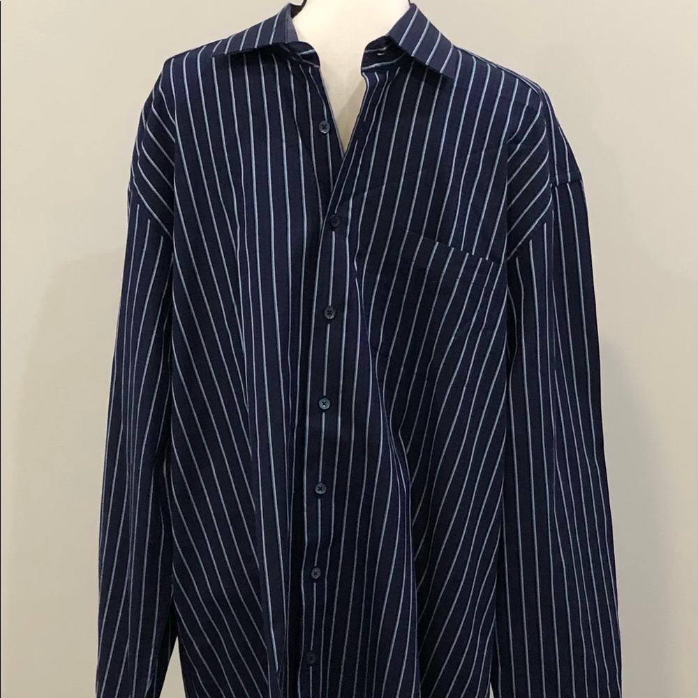 Bugatchi Striped Button Down Shirt - image 1